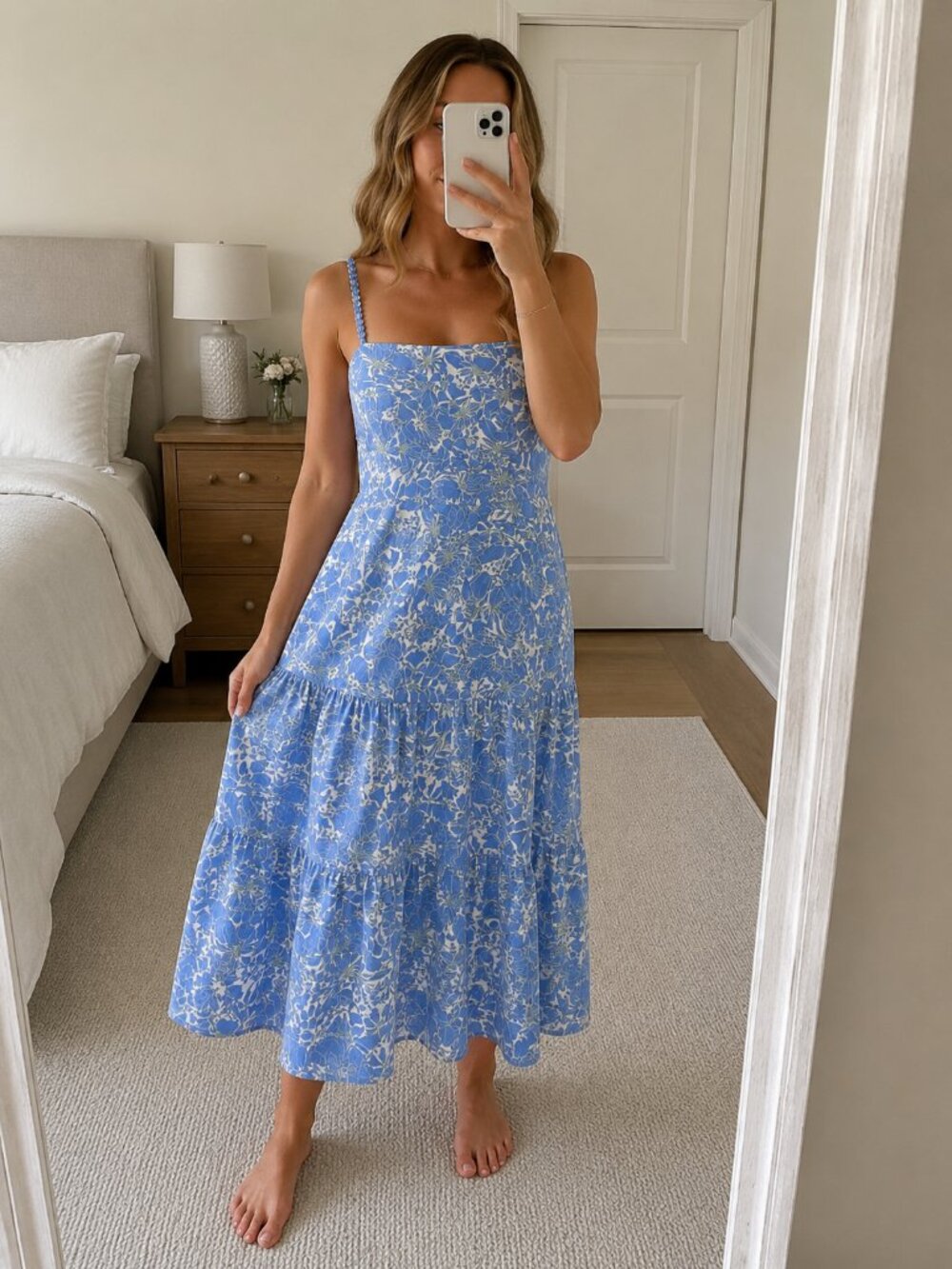 o.p.t Blue Cocktail Dress